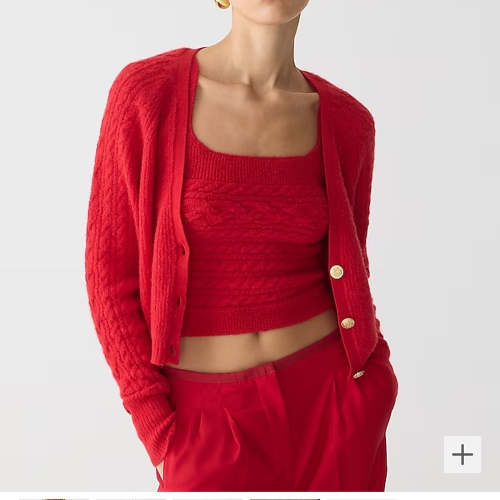 J. Crew Cardigan / Tank set - Size Small